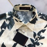 Louis Vuitton Long-Sleeved Printed Cotton Shirt 1AFAVZ