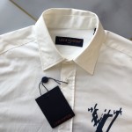 Louis Vuitton Long-Sleeved Cotton Shirt 1AFAXL