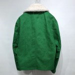 LV Monogram Workwear Denim Jacket Green 1A96UD