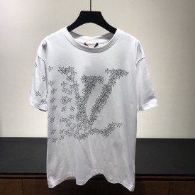 Replica LV planes printed t shirt white