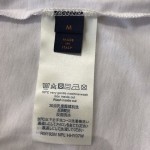 LV planes printed t shirt white