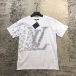 LV planes printed t shirt white