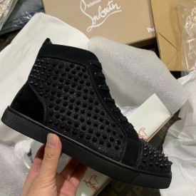 Replica Louboutin Louis Spikes Sneakers