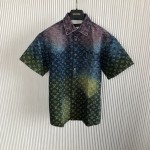 Louis Vuitton Monogram Gradient Denim Shirt