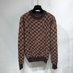 LV Ribbed Damier Crewneck 1A9702