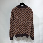 LV Ribbed Damier Crewneck 1A9702