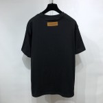 LV Debossed Tee Black 1A96WN