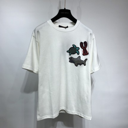 LV Beads Animals and Monogram Tee 1A8QXO