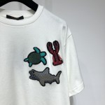 LV Beads Animals and Monogram Tee 1A8QXO