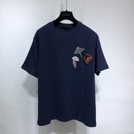 Replica LV Beads Animals and Monogram Tee