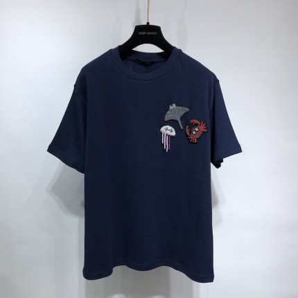 LV Beads Animals and Monogram Tee 1A8R2H