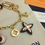 LV Blooming Flowers Chain Bag Charm and Key Holder