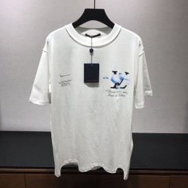 Replica LV Cloud Print T-Shirt