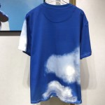 LV Cloud Print T-Shirt Blue 1A89U6