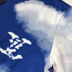 LV Cloud Print T-Shirt Blue 1A89U6