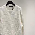 LV Damier Stitch Crewneck 1A99ZF