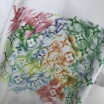 LV Front Printed Pastel Monogram T shirt 1A8GUS