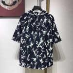 LV Leaf Denim Baseball Shirt 1A7XFQ