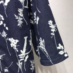 LV Leaf Denim Baseball Shirt 1A7XFQ