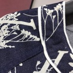 LV Leaf Denim Baseball Shirt 1A7XFQ