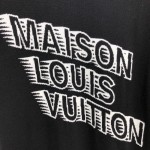 Louis Vuitton Maison LV Crewneck T shirt Black 1A99ZM