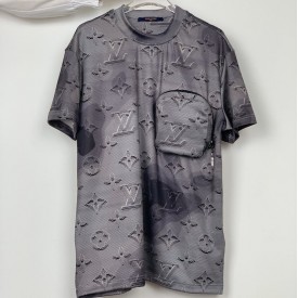 LV Monogram 3D Effect Print Packable T-Shirt 