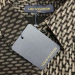 LV Monogram Waves Giant Damier Flannel Shirt 1A7YGA