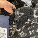 LV Monogram Teddy Jacquard Fleece Zip Jacket