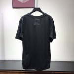 LV planes printed t shirt black