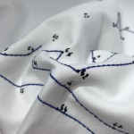 LV Stitch Print Embroidered Sweatshirt White 1A85LS