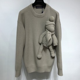 LV Stitch Teddy Pullover Sweater 1A8P40