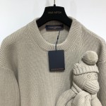 LV Stitch Teddy Pullover Sweater 1A8P40