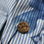 LV Striped Monogram Workwear Denim Shirt 1A8QYE