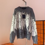 LV studio jacquard wool crewneck 1A5V4X