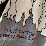 LV studio jacquard wool crewneck 1A5V4X