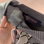 LV studio jacquard wool crewneck 1A5V4X