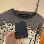 LV studio jacquard wool crewneck 1A5V4X