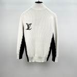 LV Two Tone High Neck with Half Zip 1A8WS0