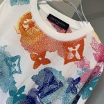 LV Watercolour Monogram T shirt White