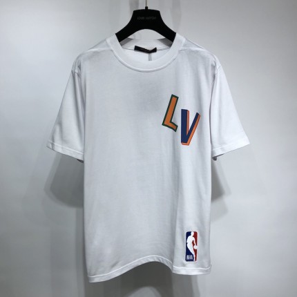 LV x NBA Lvxnba Front and Back Letters Print T shirt 1A8X8W