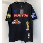 LV x NBA Lvxnba Multi Logo Print T shirt 1A8XEG