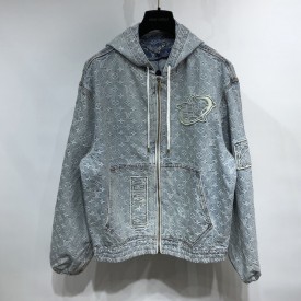 Replica LVxNBA LV Zip Through Hoodie