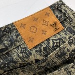 Louis Vuitton Monogram Tailored Denim Pants 1AATFK