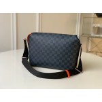 LV damier cobalt race discovery messenger PM bag N40159