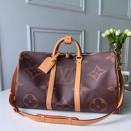 LV Keepall Bandouliere 50 Bags Monogram and Monogram Reverse coated canvas M44739