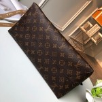 LV  Monogram Canvas Flower Hobo Bags Black M43545