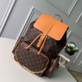 Replica LV Monogram canvas Backpack Trio Bag