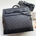 LV Monogram Eclipse Steamer PM Bag M44473