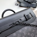 LV Monogram Eclipse Steamer PM Bag M44473