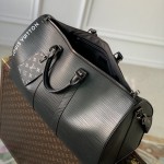 Louis Vuitton Epi Leather Keepall Bandouliere 50 Black